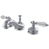 Kingston Brass KS1161WLL 8" Widespread Bathroom Faucet, Polished Chrome KS1161WLL
